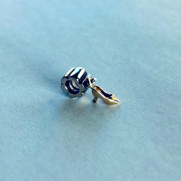 Pandora Stiletto Shoe Charm With 14K Gold - Picture 5 of 8